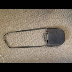 Leather brown crossbody